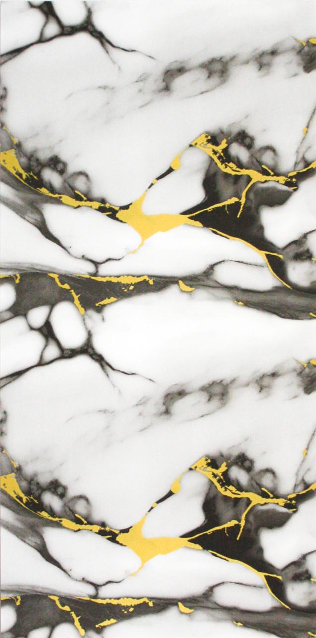 PET-панель самоклеющаяся глянцевая 600х300х2,5 мм Лотос-белый (2770346971)