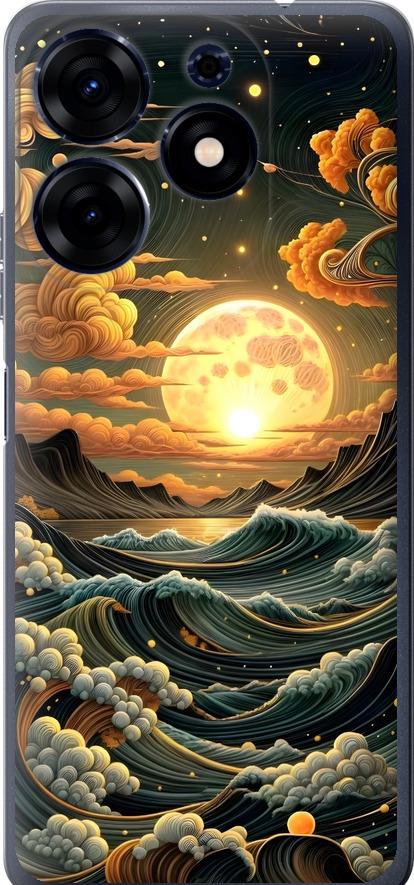 Чехол на Tecno Spark 10 Pro Арт волны (6332u-3022-42517) Чехол на Tecno Spark 10 Pro Арт волны (6332u-3022-42517)