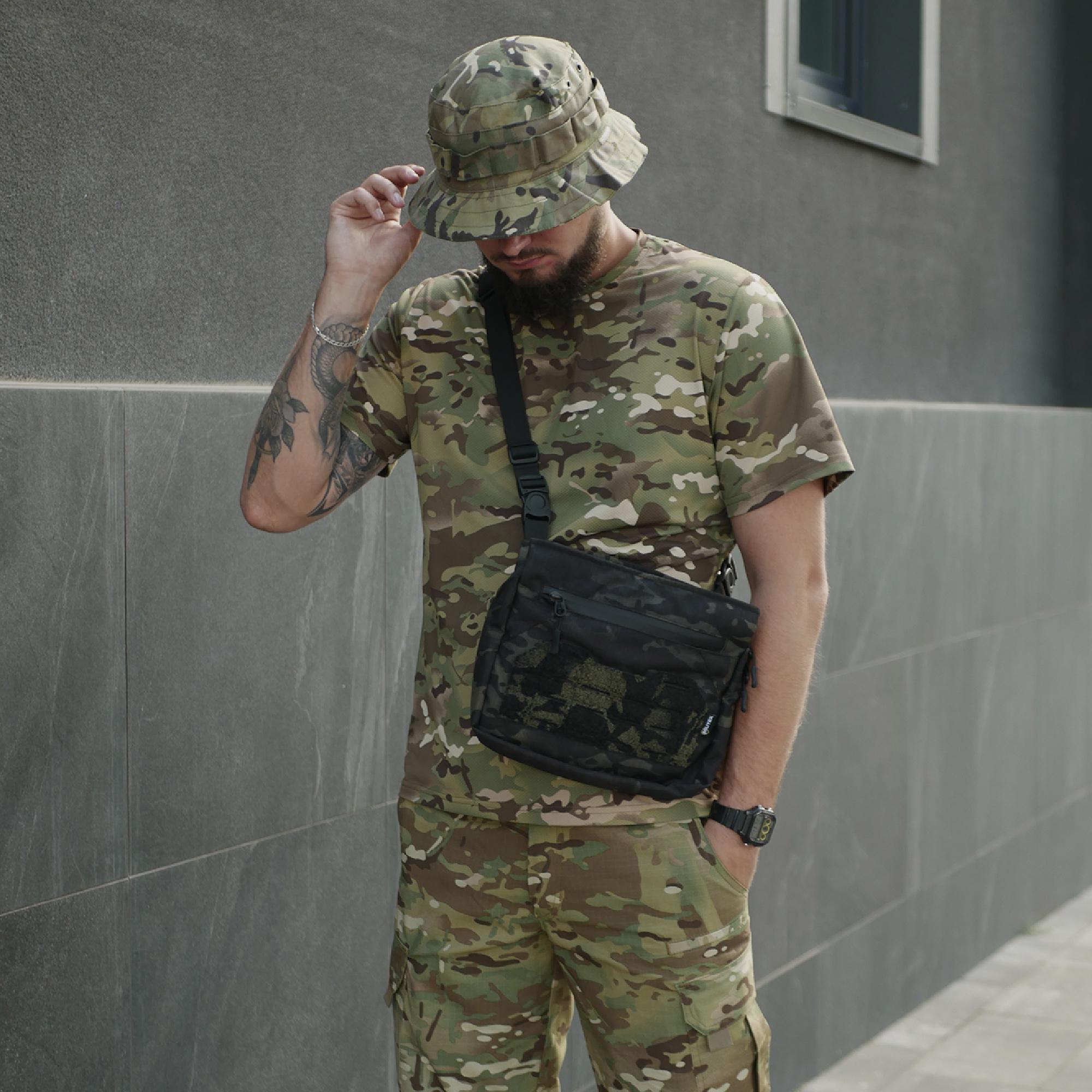 Сумка через плече Militex з покриттям IRR Мультикам - фото 21 Сумка через плече Militex з покриттям IRR Мультикам - фото 21