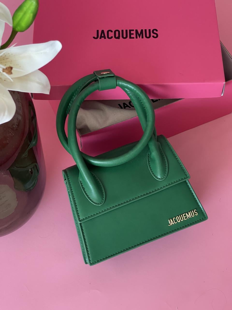 Сумка женская Jacquemus Le Chiquito Noeud Premium клатч Зеленый (2682199302)