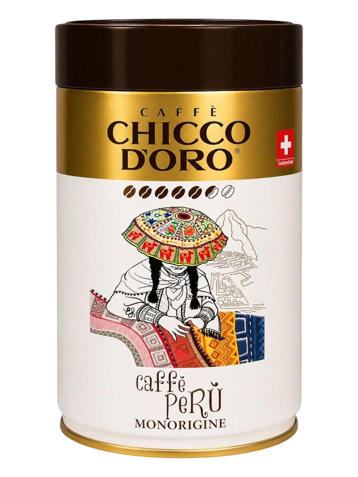 Кава Chicco D'oro Peru зерно в металевій банці 250 г (60383) Кава Chicco D'oro Peru зерно в металевій банці 250 г (60383)