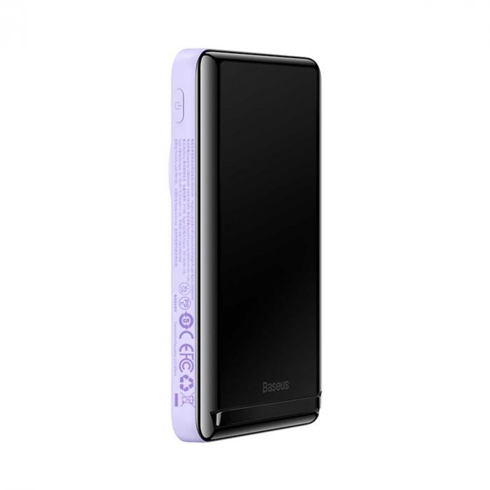 Повербанк BASEUS 10000 mAh Type-C 20W 3A PD/QC Purple (13968410) - фото 4 Повербанк BASEUS 10000 mAh Type-C 20W 3A PD/QC Purple (13968410) - фото 4