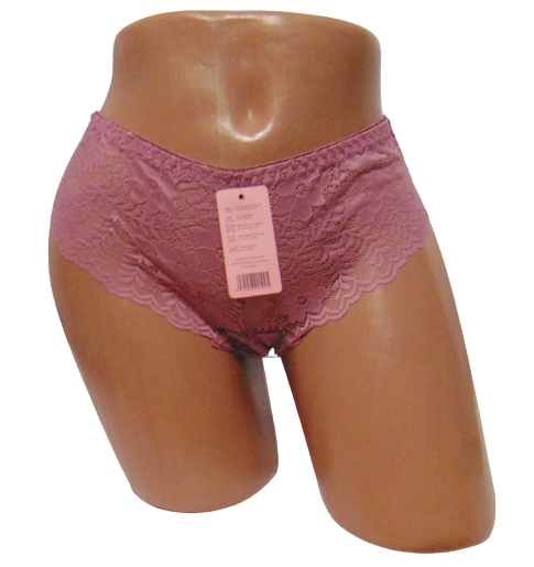 Жіночі трусики ажурні Teyi 10005 XL Пудровий (1801194953)