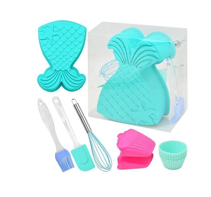 Набір для випікання силіконовий форми/вінчик/пензлик/лопатка/прихватка 11 пр. (AN013176)