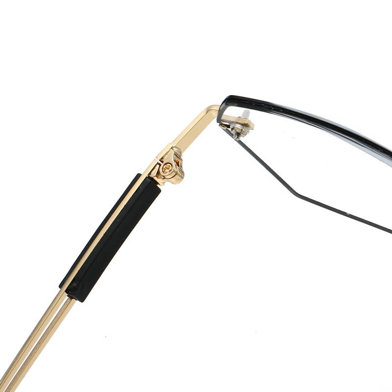 Фотохромні окуляри PhotoGlas для читання з блокуванням синього світла/діоптрія +3,0 оправа Золотистий (2391) - фото 6