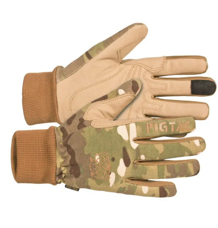 Рукавички стрілецькі MPG польові демісезонні з сенсорним пальцем 2XL Мультикам