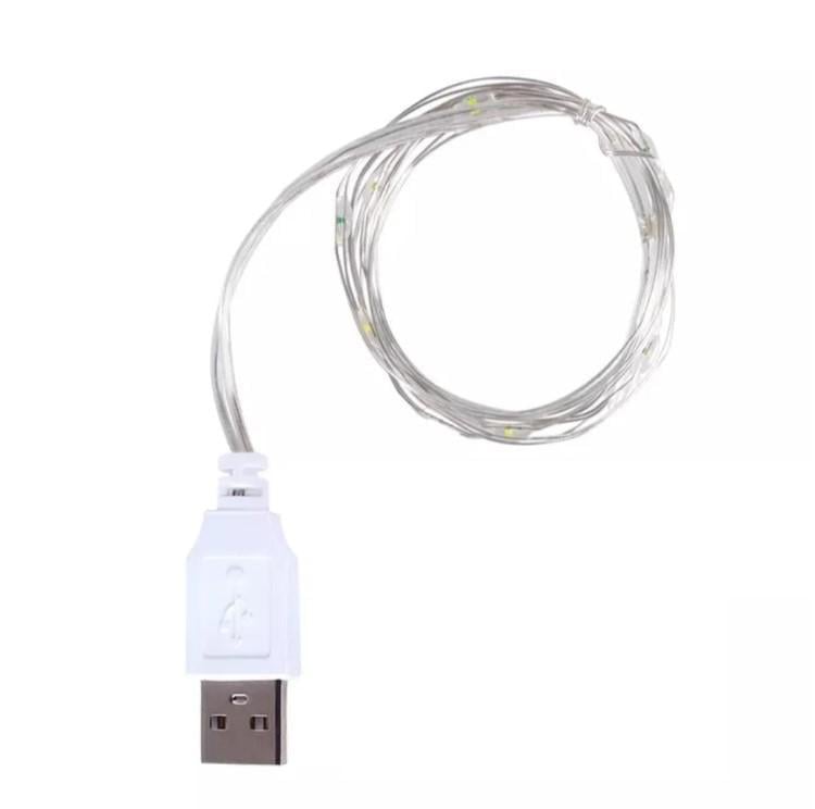 Гирлянда капля росы USB LED на белой проволоке 20 лампочек 2 м Белый теплый (204493-2-w) Гирлянда капля росы USB LED на белой проволоке 20 лампочек 2 м Белый теплый (204493-2-w)