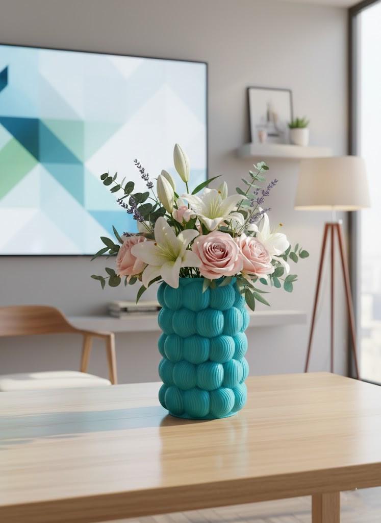 Ваза геометрическая для дома и фотосессий Бирюзовый (2893475279)