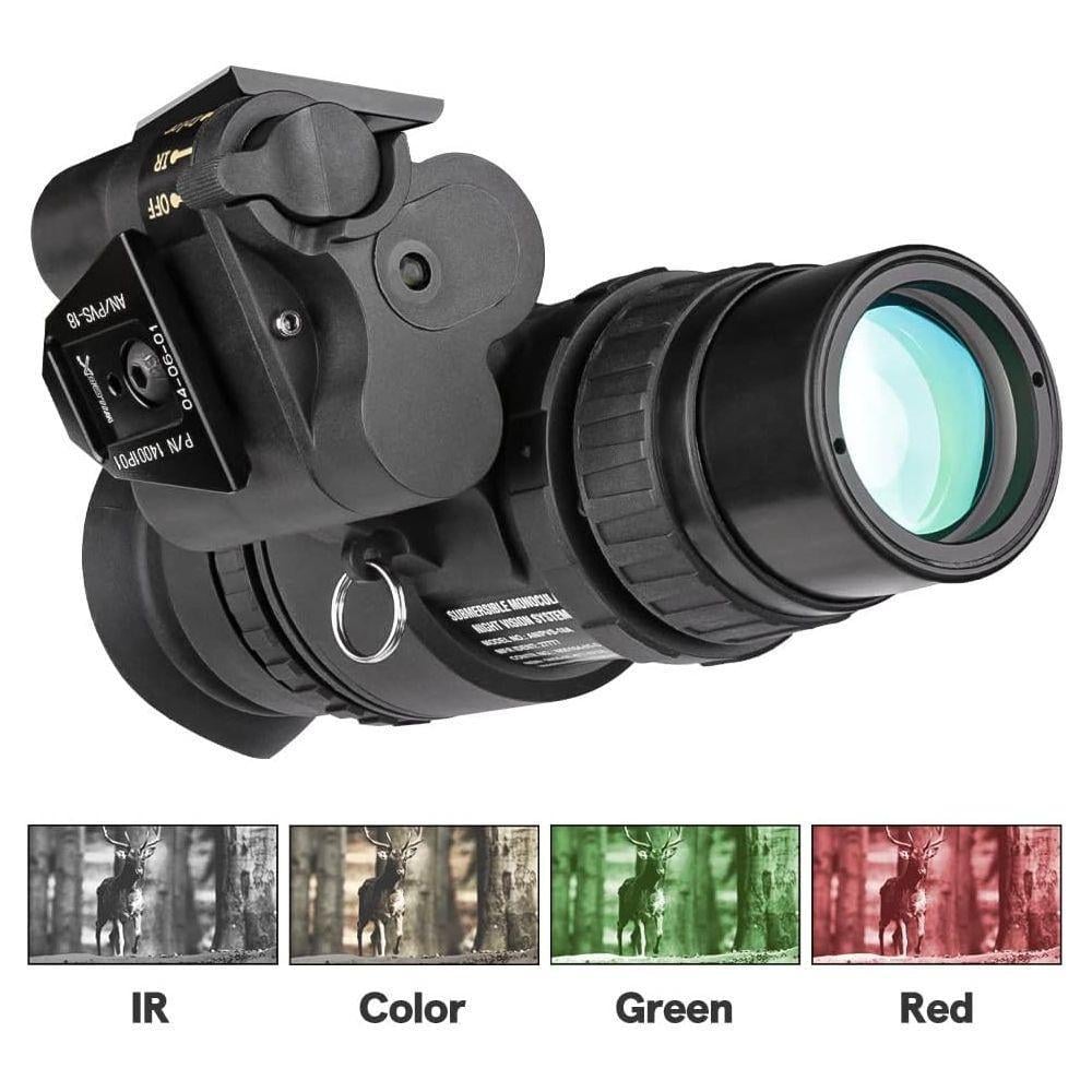 Монокуляр ночного видения цифровой Spina optics PVS-18 1х32 крепеж на шлем/подсумок (244738) - фото 9