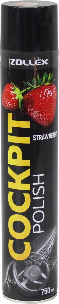 Поліроль пластику Zollex Cockpit Cleaner полуниця 750 мл (15062)