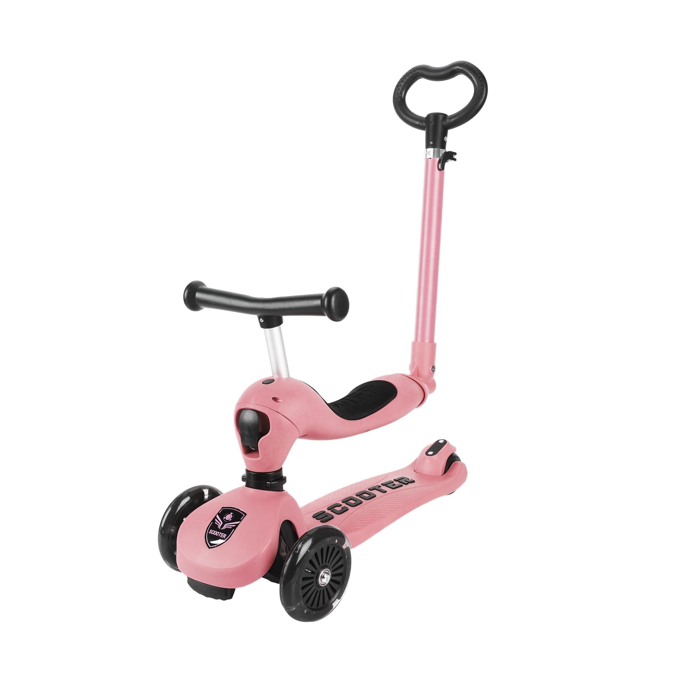 Самокат-трансформер Scooter 3в1 A1 Розовый (ZC-2201Pink)