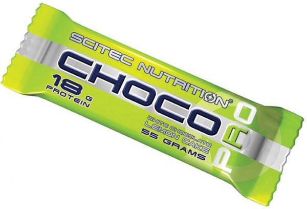 Вуглеводно-протеїновий батончик Scitec Nutrition Choco Pro Bar 55 г White Chocolate/Lemon Cake - фото 1