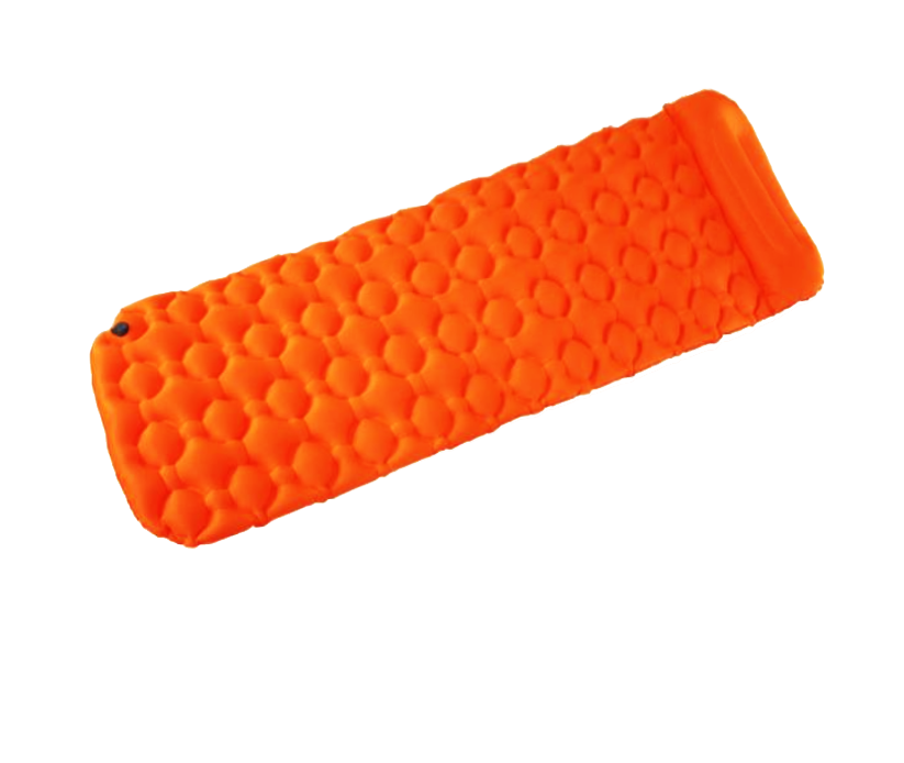 Надувной туристический коврик SUNROZ для отдыха на природе Оранжевый (SUN4006)