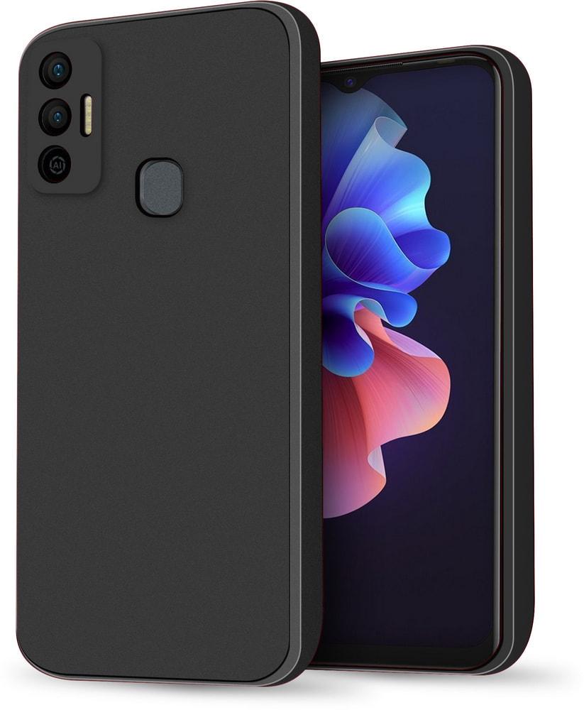 Силиконовый чехол HardCorner для Tecno Spark 7 Black (30689-2B)