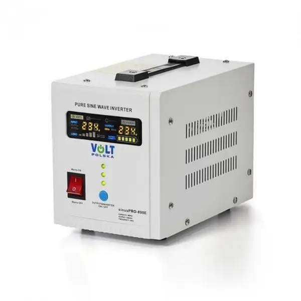 Джерело безперебійного живлення Volt Polska Sinus Pro 500/800W 12V Білий (100043)