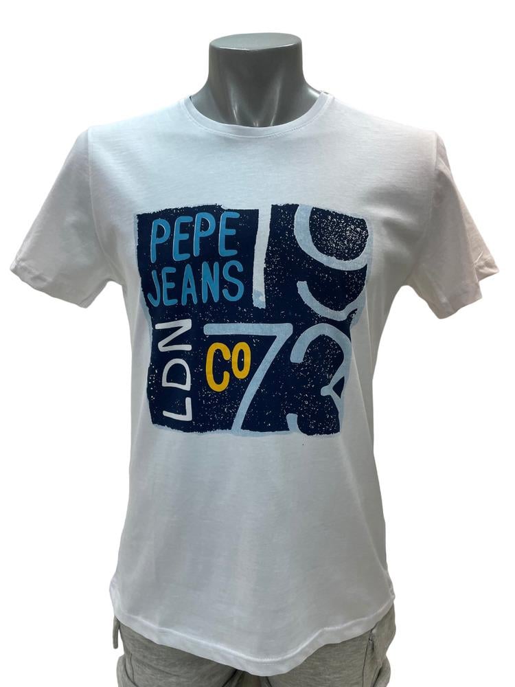 Футболка Pepe Jeans 73-2023x01 мужская S Белый (186625)
