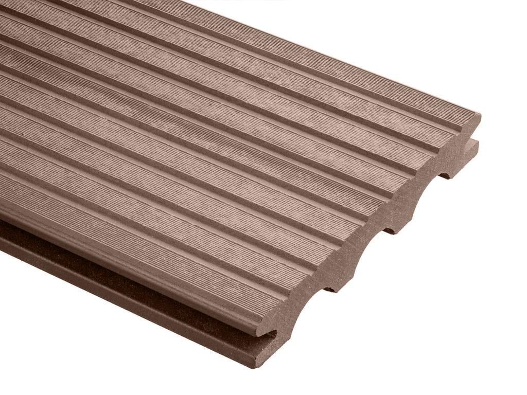 Доска террасная Holzdorf Классик ДПК 140х20х2400 мм Орех - фото 1