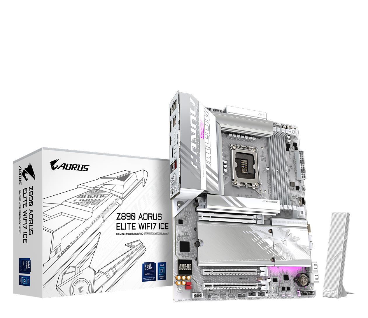 Материнська плата Gigabyte Z890 Aorus Elite WIFI7 ICE (27066836)