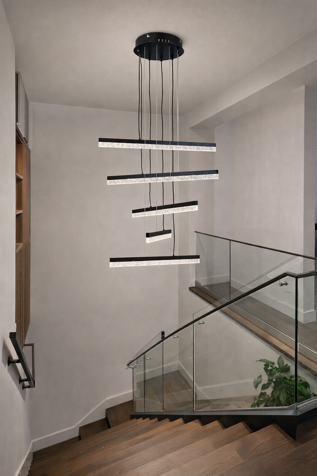 Люстра Step Light LED 3 режима 73W (20326/5BK)