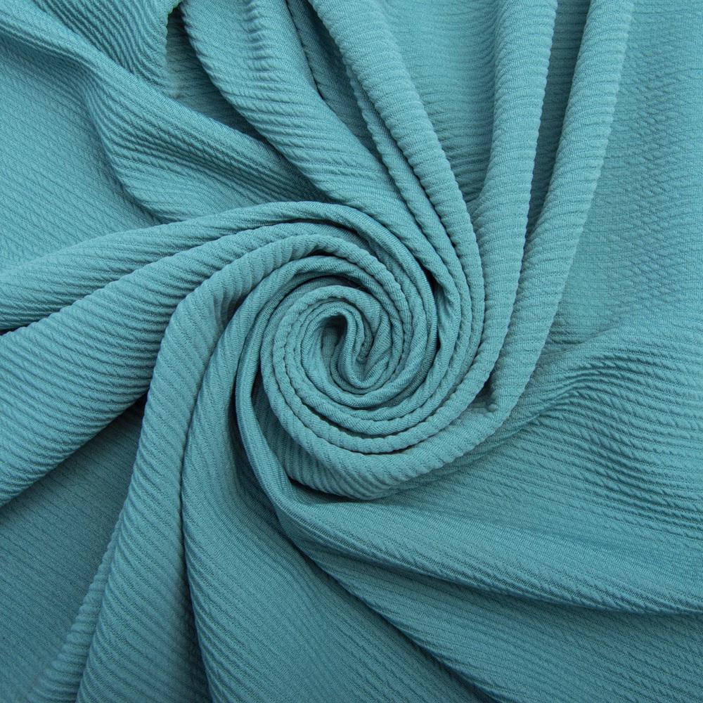 Ткань трикотаж жаккард Арнела темна м’ята 