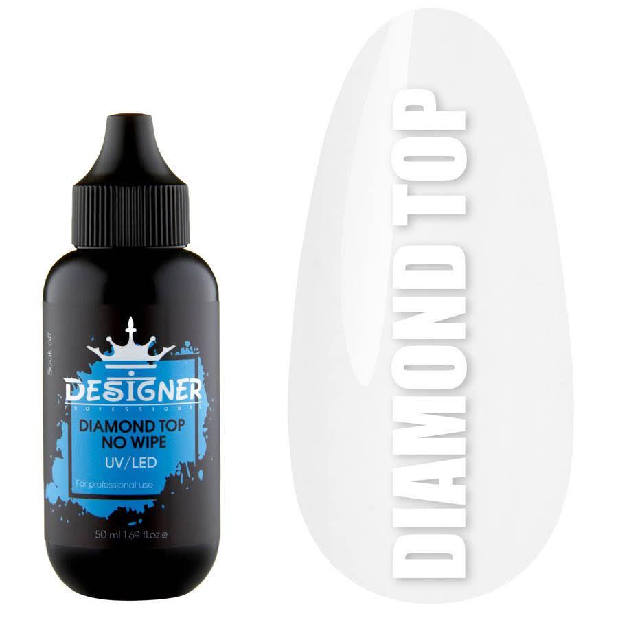 Топовое покрытие Designer Diamond Top No Wipe без липкого слоя 50 мл