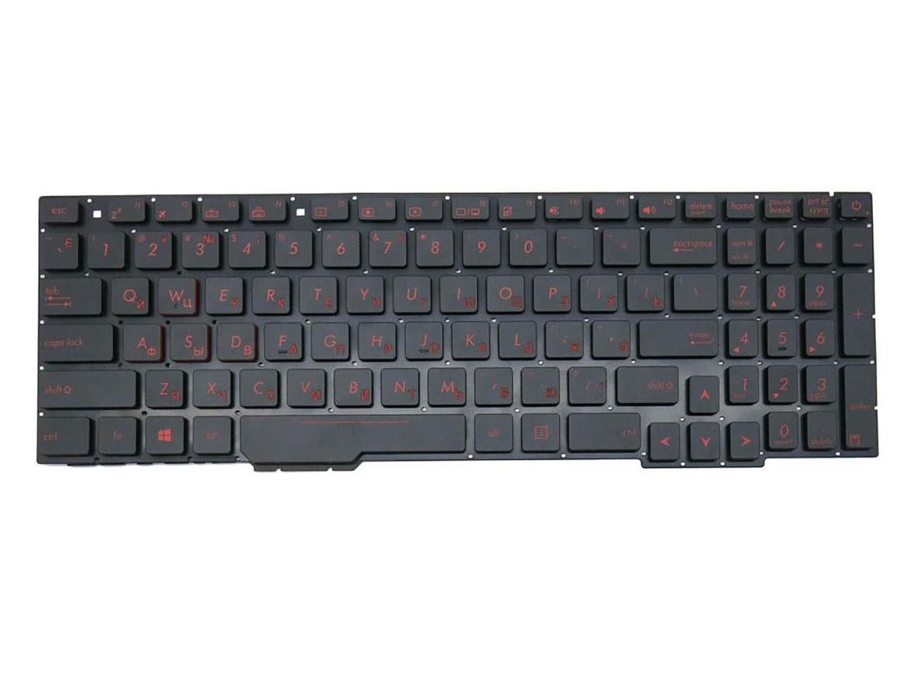 Клавиатура для ноутбука Asus ZX73VE матовая (0KNB0-6671RU00)