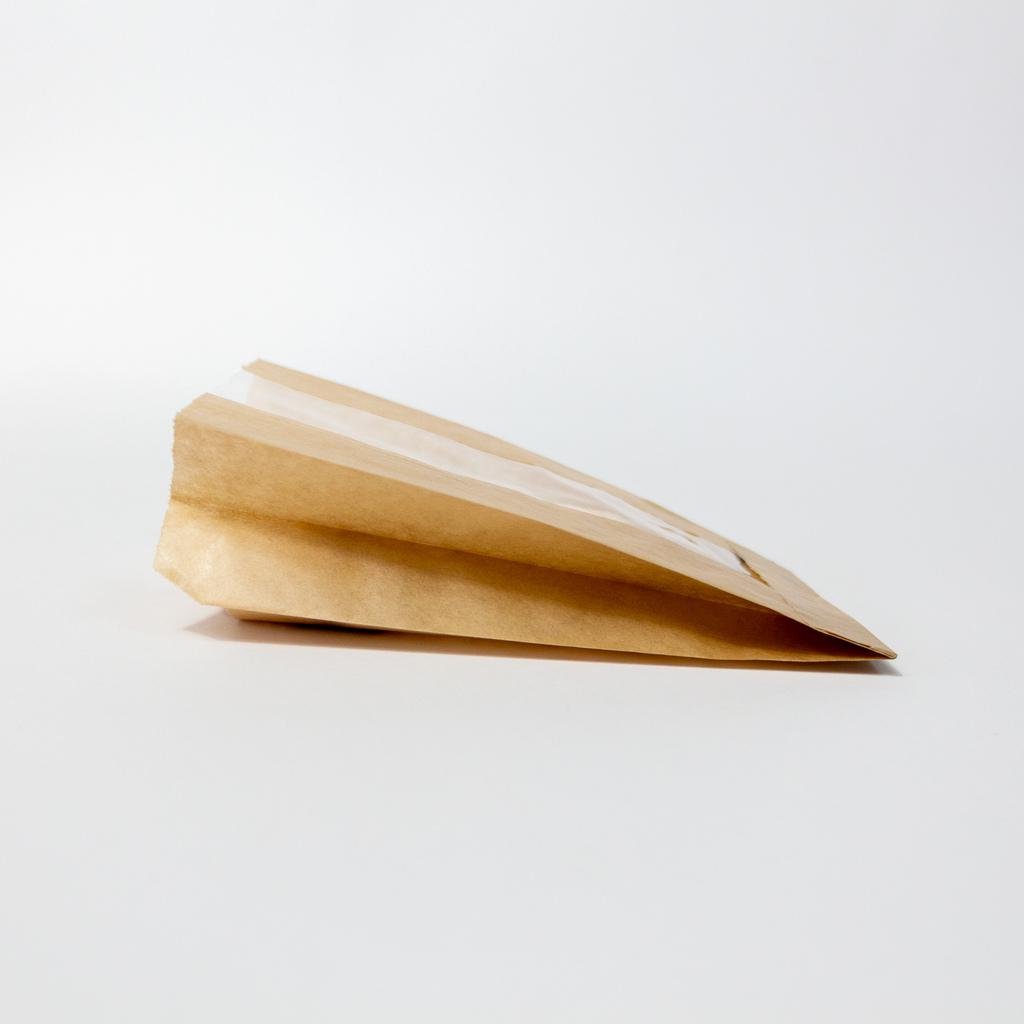 Пакет бумажный саше с прозрачным окном 100х40х170 мм 1000 шт.