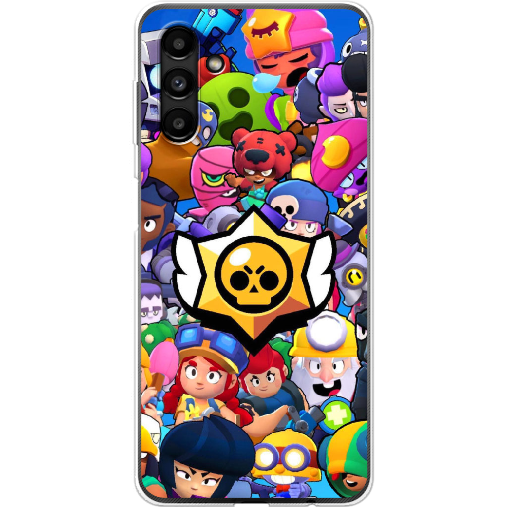 Чохол BoxFace Samsung Galaxy A13 (A136) Brawl Stars Прозорий силікон (44113-up2389-44113)