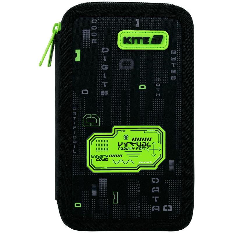 Пенал школьный KITE Digital 2 отделения без наполнения (К26-623-2)
