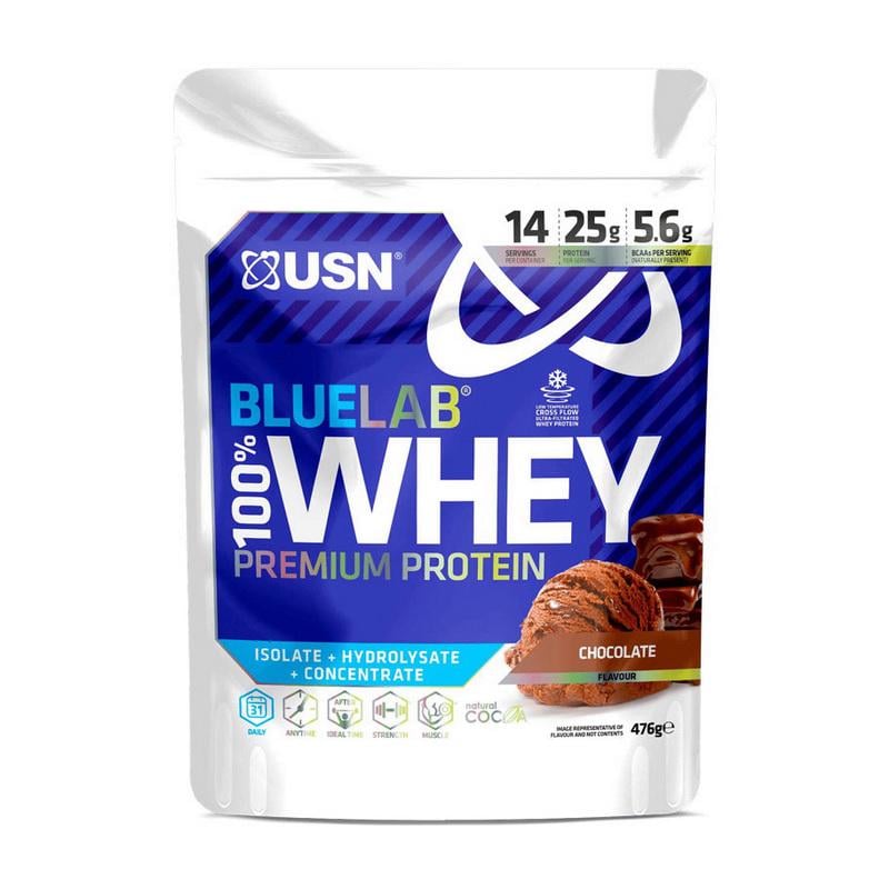Протеин сывороточный USN Blue Lab 100% Whey 476 г Шоколад