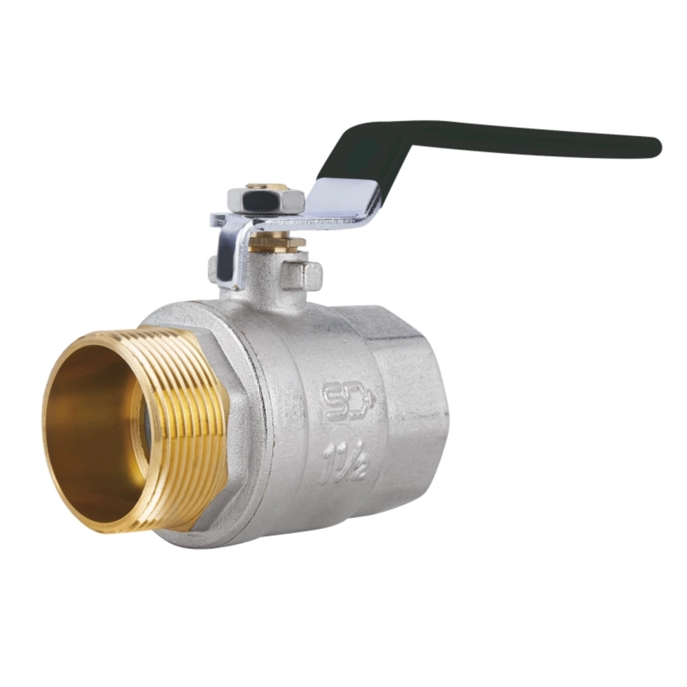 Кран кульовий SD Plus 1" 1/2 ВН для води важіль (SD605W40)