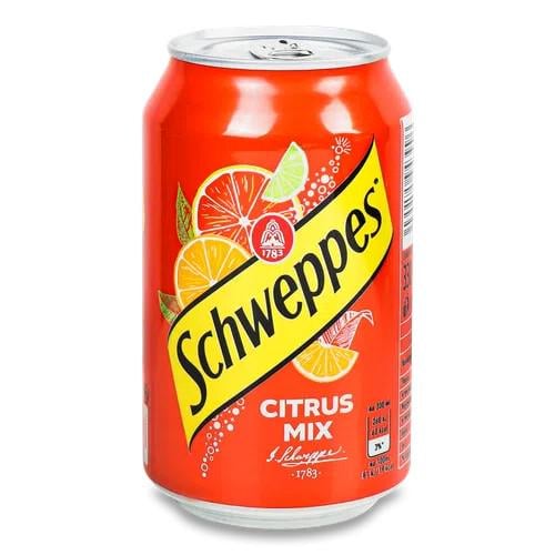 Напій безалкогольний газований Schweppes Citrus Mix 0,33 л
