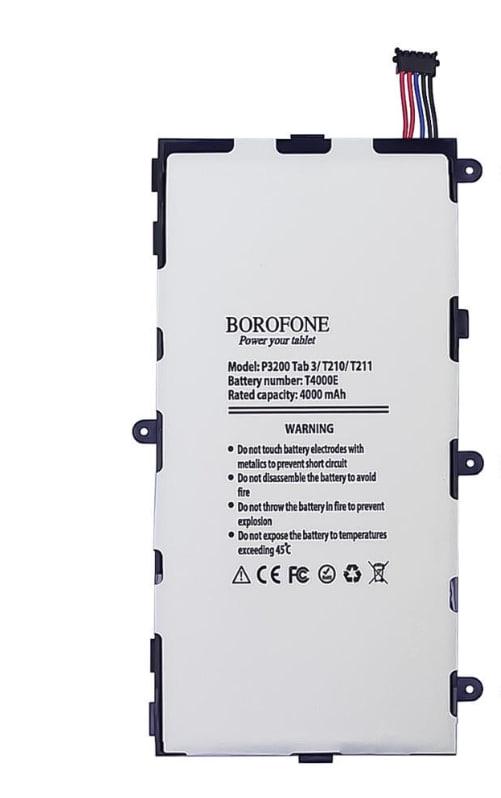 Аккумулятор Borofone T4000E для Samsung P3200 Tab 3/T210/T211 (11600455) Аккумулятор Borofone T4000E для Samsung P3200 Tab 3/T210/T211 (11600455)