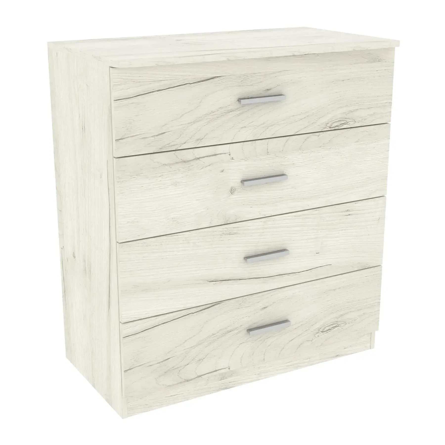 Комод Kontinent Сабрина №1 90х50х100 см Дуб Крафт Белый (51951977) - фото 1 Комод Kontinent Сабрина №1 90х50х100 см Дуб Крафт Белый (51951977) - фото 1