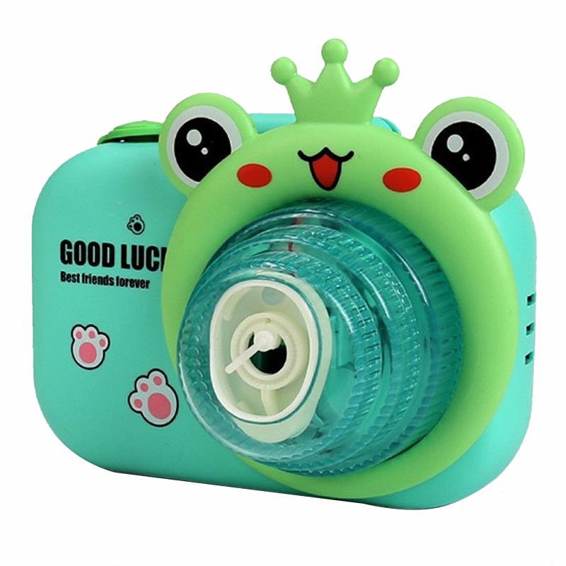 Фотокамера-генератор мильних бульбашок 9996 Children's camera Frog Green (00000079522_1)