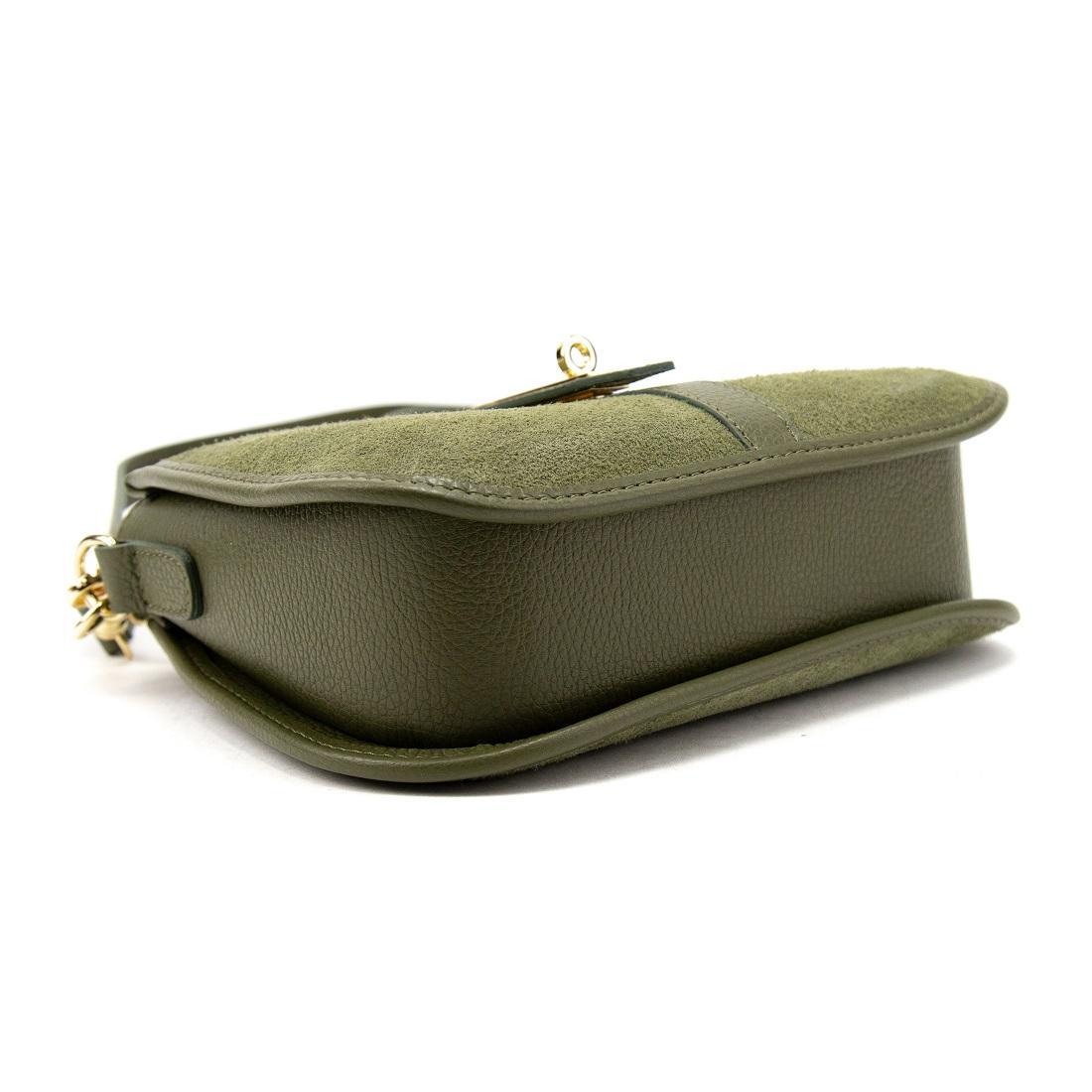 Сумка жіноча замшева Firenze Italy F-IT-9895OL Оливковий (2776862195) - фото 4 Сумка жіноча замшева Firenze Italy F-IT-9895OL Оливковий (2776862195) - фото 4