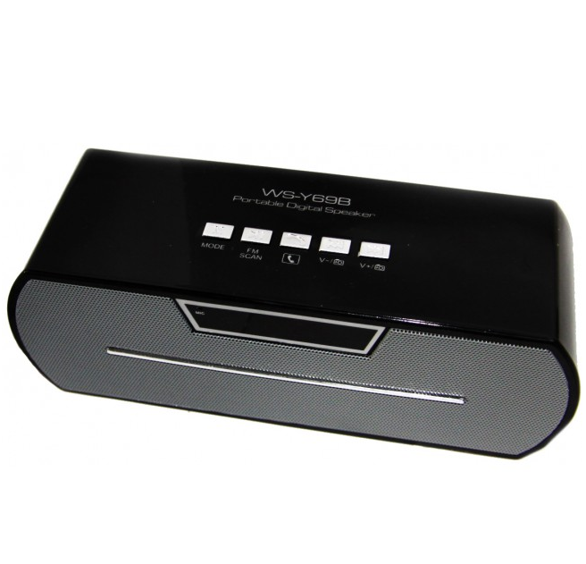 Портативна колонка Bluetooth SPS WS Y 69 3 Вт Black (4130ed87)