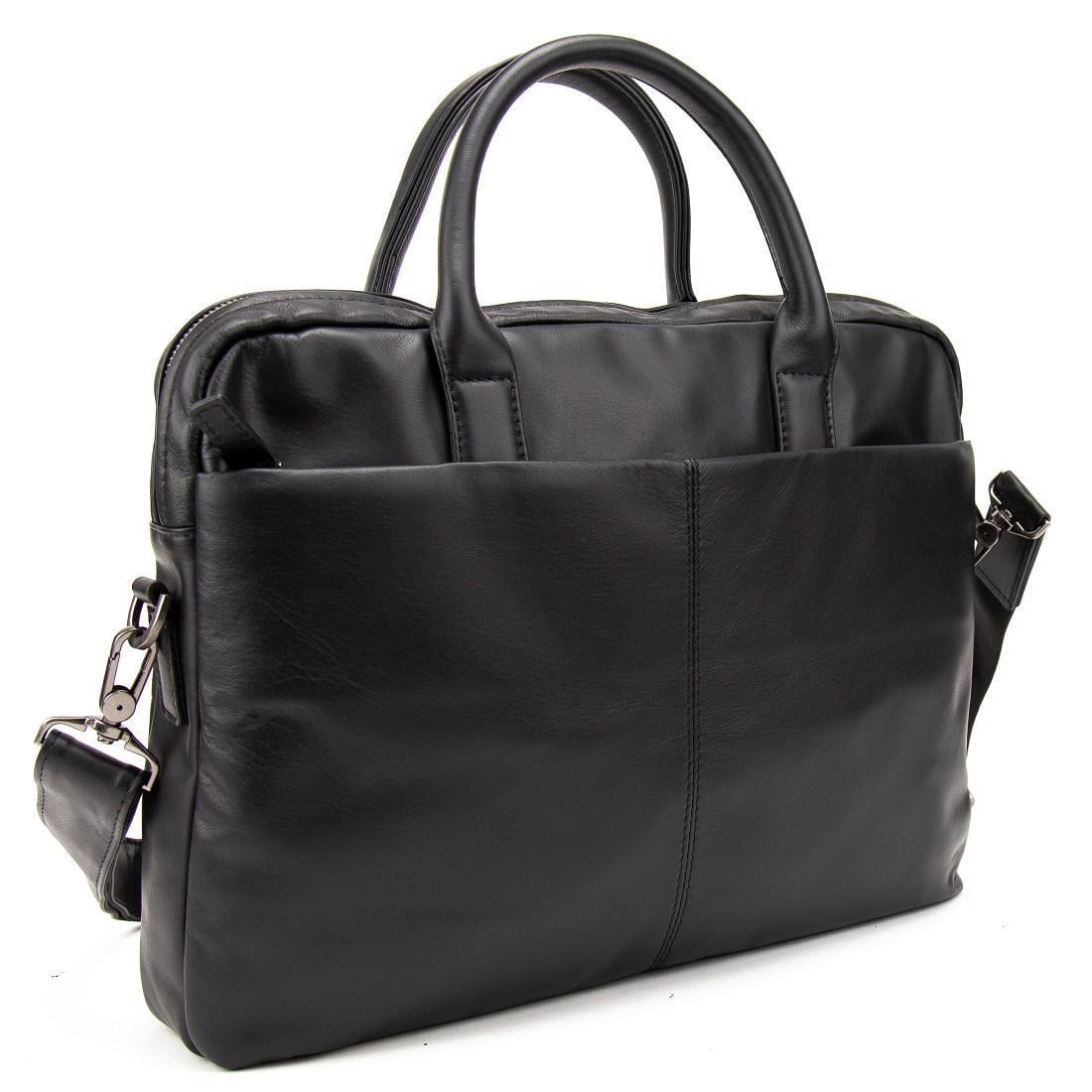 Сумка кожаная для ноутбука Tiding Bag 2068A Черный (2711213244)