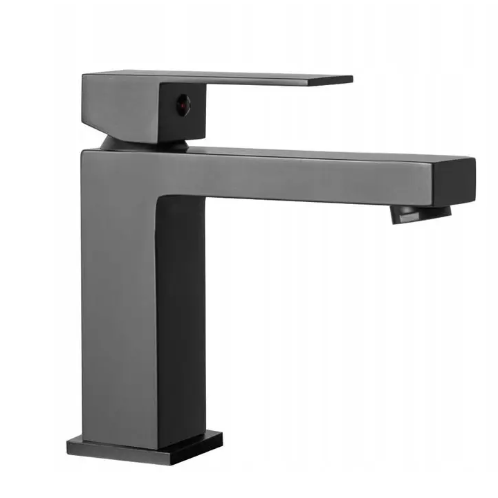 Смеситель для раковины Rea Fenix однорычажный Черный (REA-B7894) Смеситель для раковины Rea Fenix однорычажный Черный (REA-B7894)