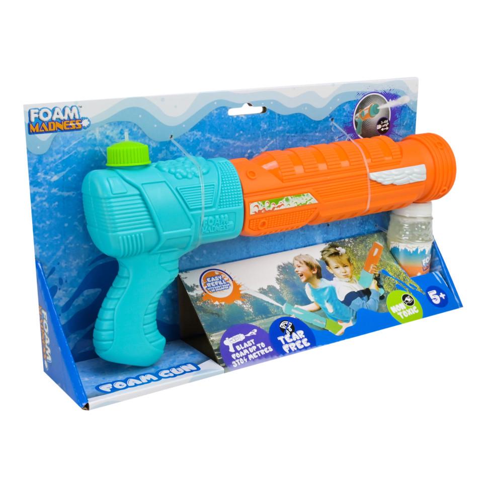 Пистолет водяной Foam Gun стреляет пеной дальность 3-4 м Оранжевый (IW-181-W-196)
