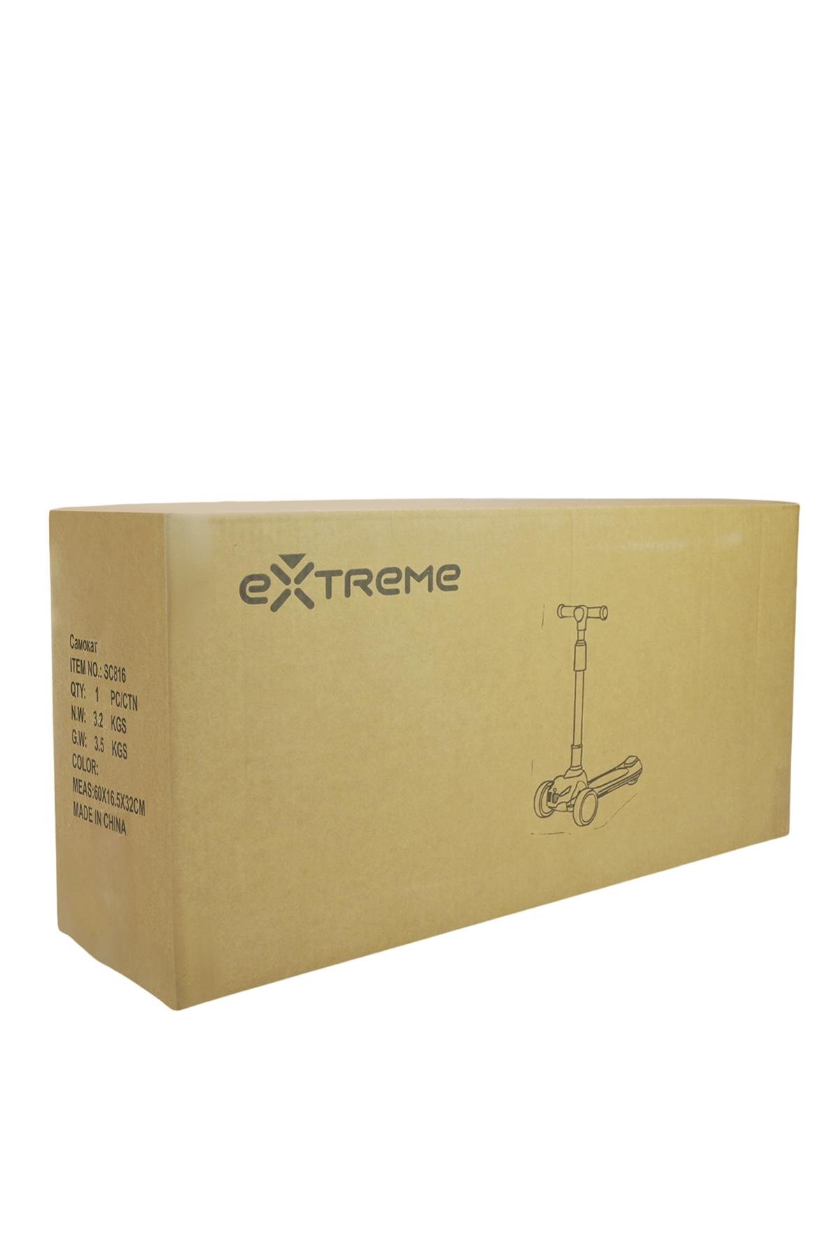 Самокат детскийExtreme Motion SC816 ЦБ-00277117 3-х колесный Black - фото 5