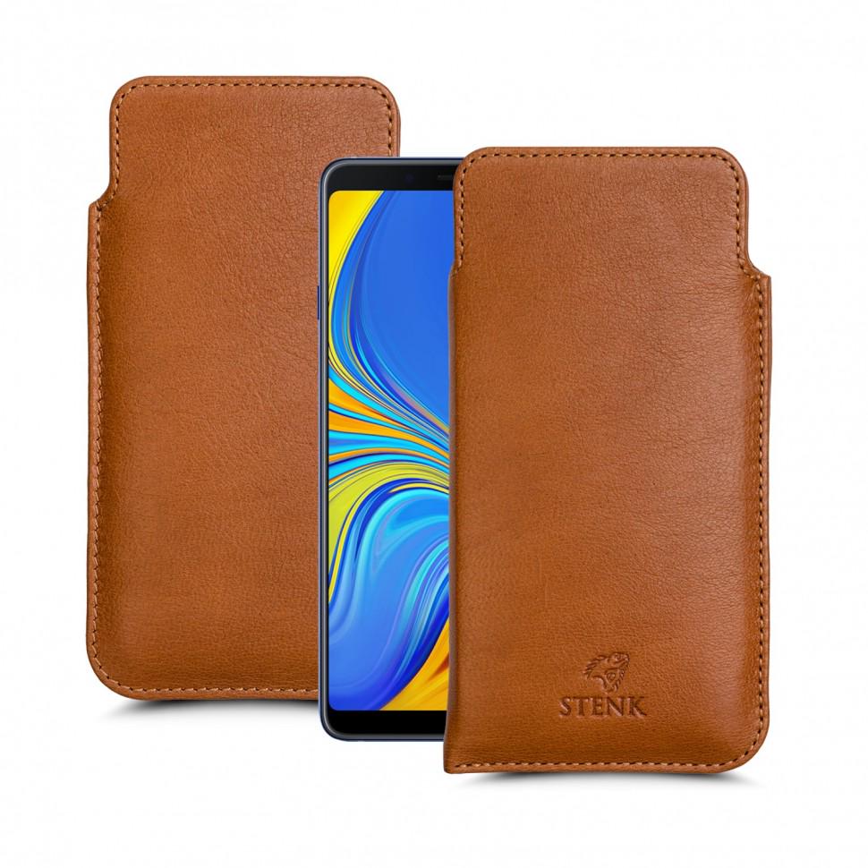 Футляр Stenk Elegance для Samsung Galaxy A9 (2018) Коричневий (62407)