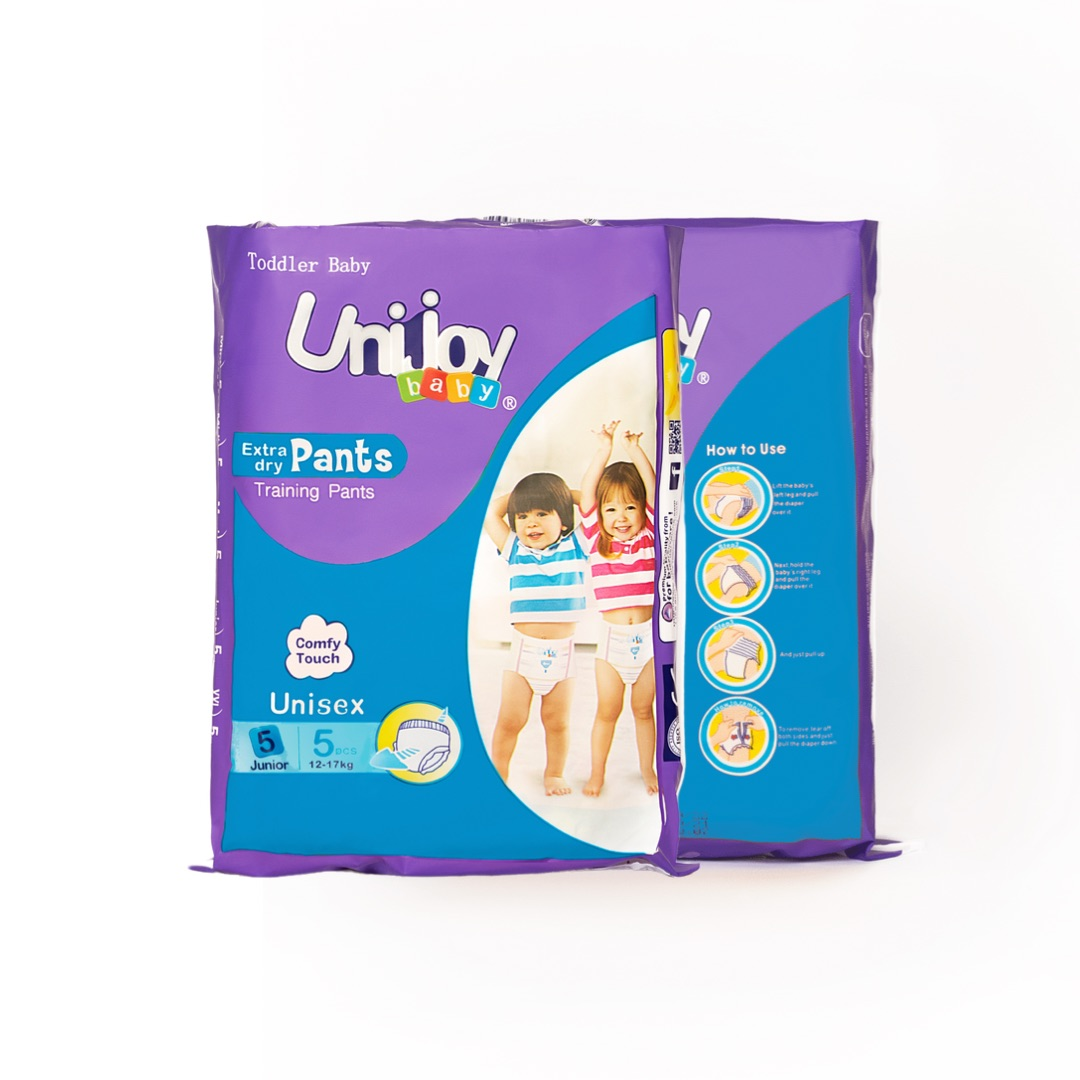 Подгузники-трусики ультратонкие премиум UNIJOY Pants 5 шт. XL 12-17 кг (PXL5) - фото 2