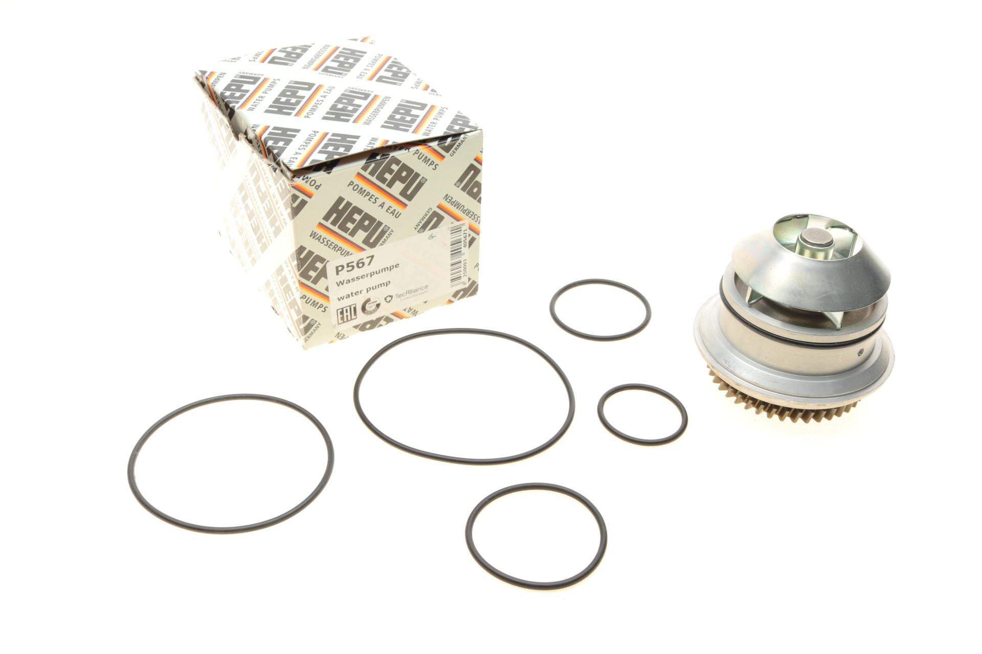 Насос воды Hepu VW LT 2.8TDI 92/96kw косой зуб AGK/ATA P567 (25588502)