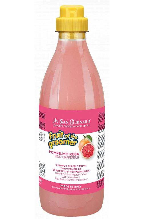 Шампунь и маска для шерсти средней длины Iv San Bernard Pink Grapefruit с витаминами 1 л/1 л (1942092614)