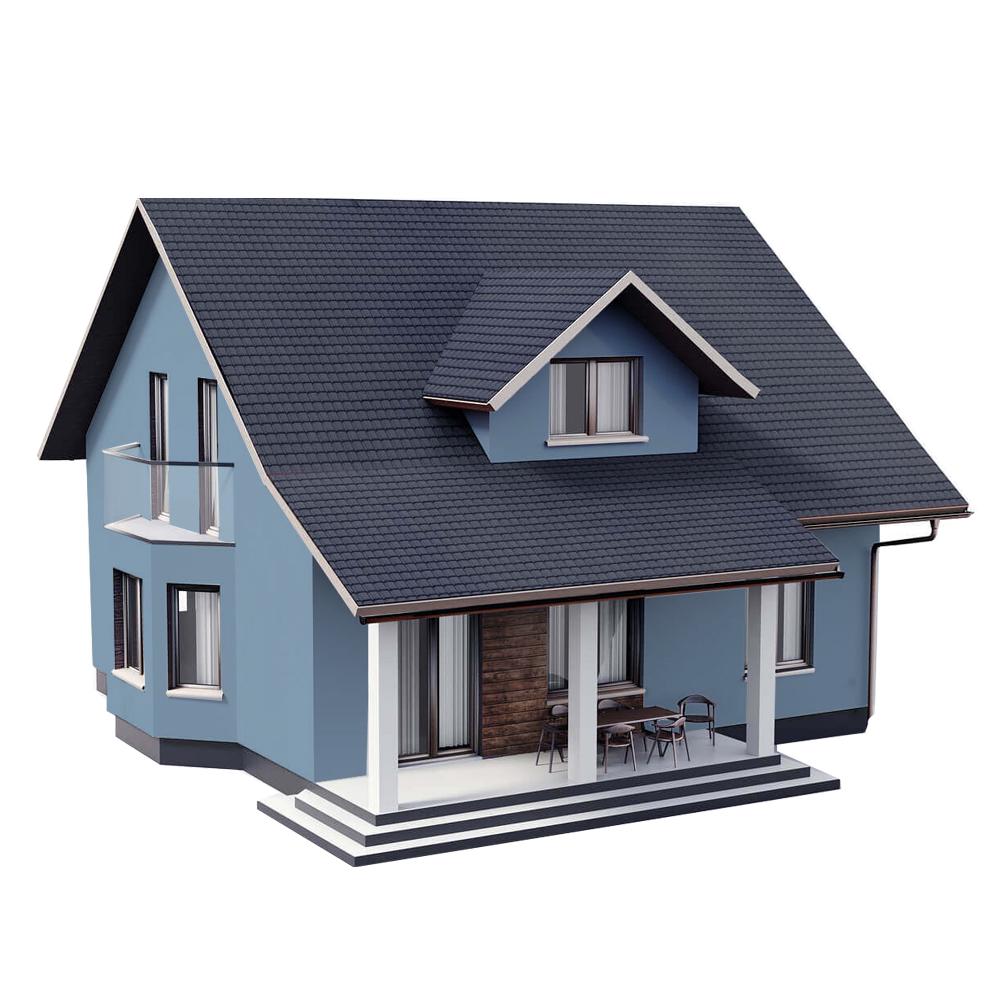 Краска фасадная Skyline 3020-R90B акрил-латексная 3 л Бусый - фото 3