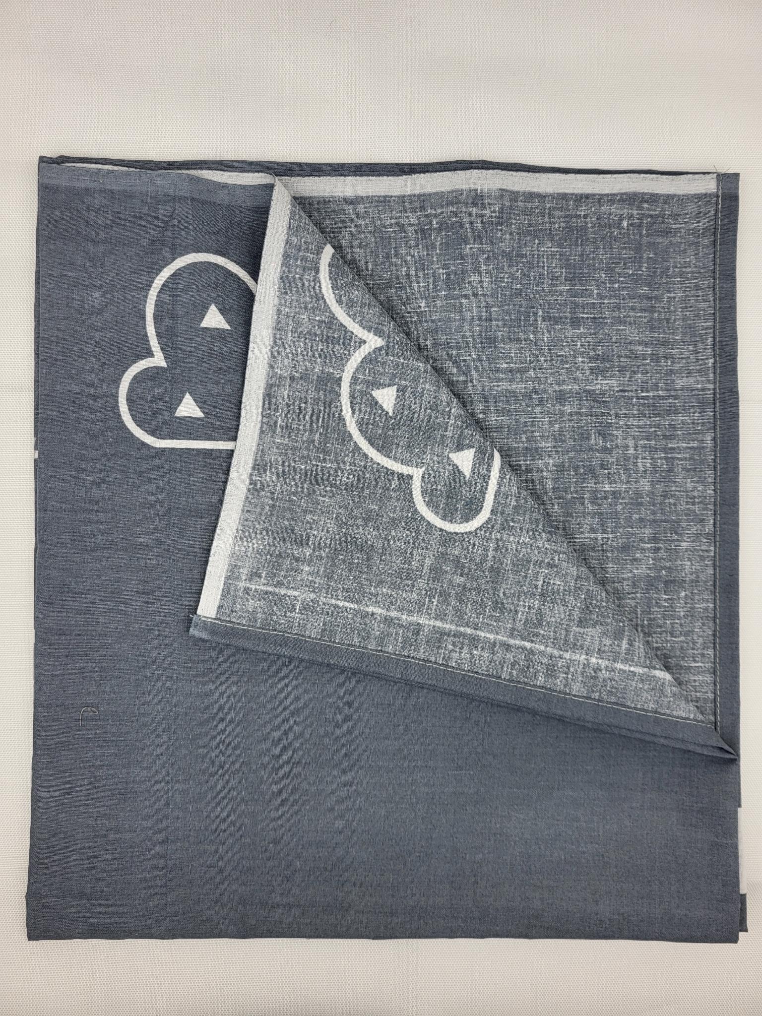 Пелюшка для новонароджених 65х 120 см Сірий (1483) - фото 2 Пелюшка для новонароджених 65х 120 см Сірий (1483) - фото 2