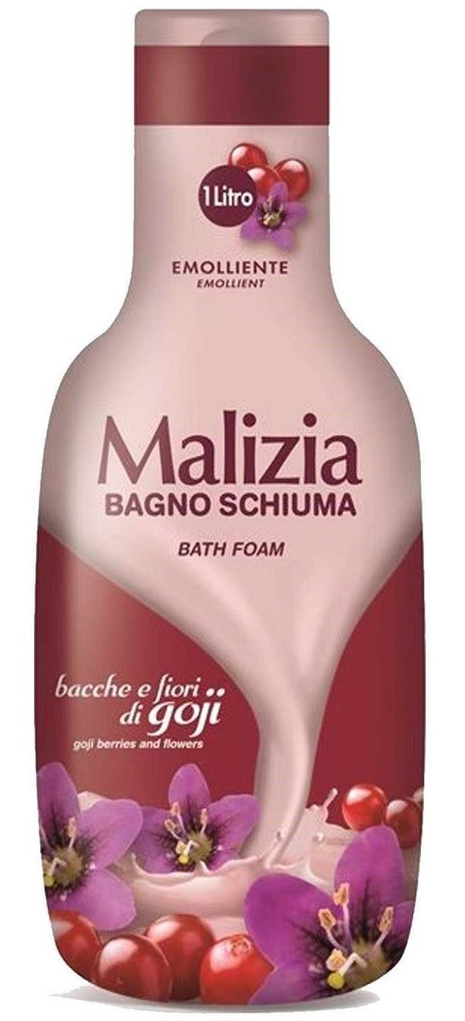 Гель-піна для ванни та душу Malizia Аромат ягід годжі та квітів 1 л (E-00587)