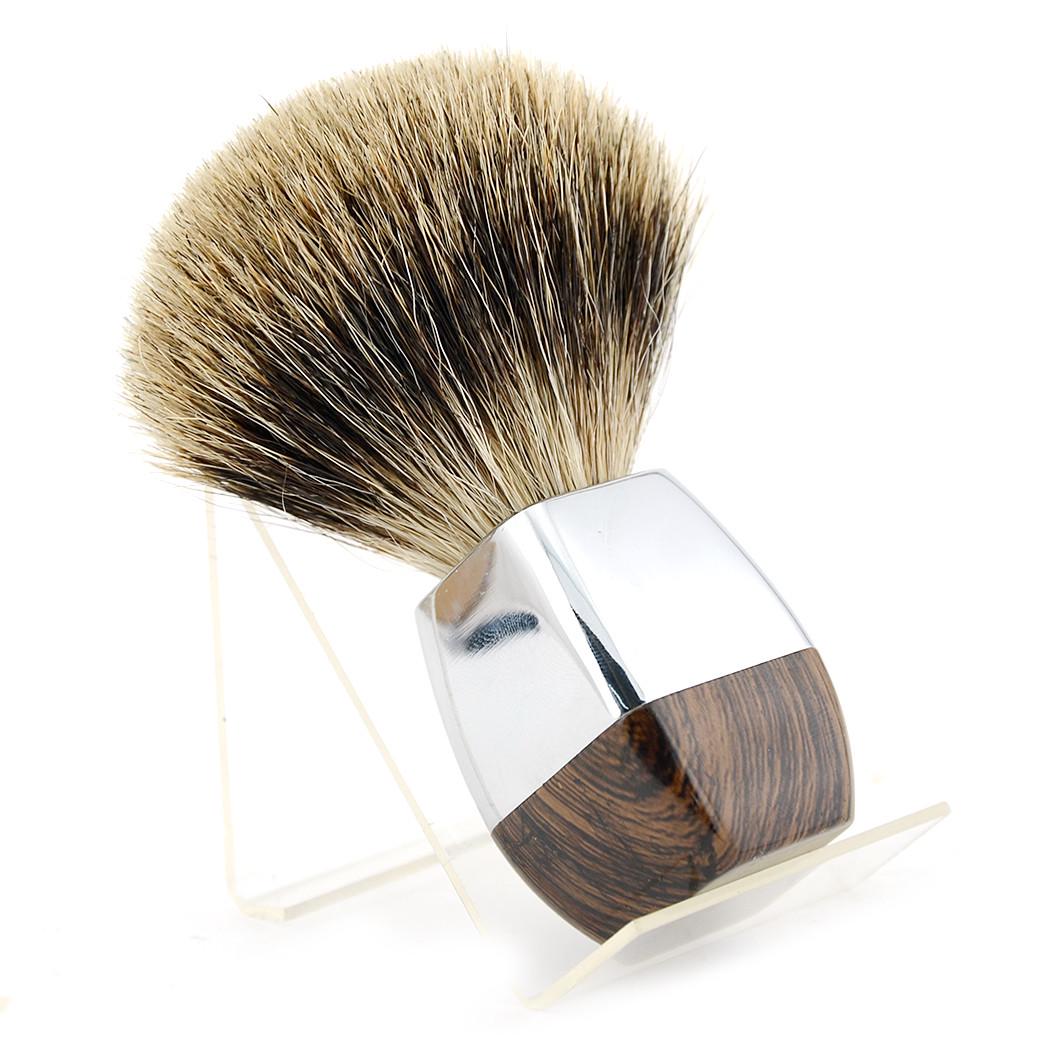 Помазок для бритья с барсучьим ворсом 103х23 мм - фото 3