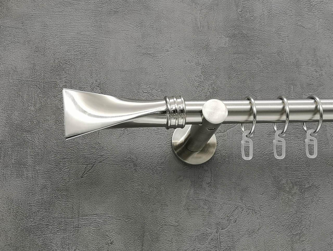 Карниз Quadrum Свинг гладкая штанга одинарный универсальный 25 мм 200 см Сталь (46977177) Карниз Quadrum Свинг гладкая штанга одинарный универсальный 25 мм 200 см Сталь (46977177)